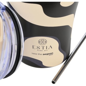Estia Θερμος Coffee Mug Save the Aegean 350ml Bold Drift 01-31794 5207158031794