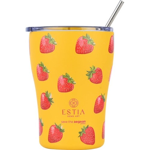 Estia Harm Coffee Mug Save the Aegean 350ml Berry Bright 01-31688 5207158031688