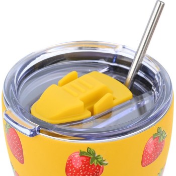 Estia Θερμος Coffee Mug Save the Aegean 350ml Berry Bright 01-31688 5207158031688
