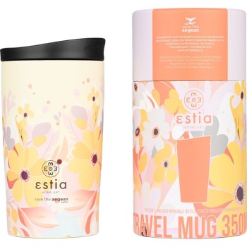 Estia Thermos Travel Mug Save the Aegean 350ml Spring Sonata 01-25649 5207158025649