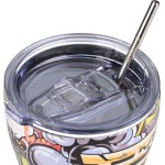 Estia Thermos Coffee Mug Save the Aegean 350ml Graffiti Rhythm 01-22914 5207158022914