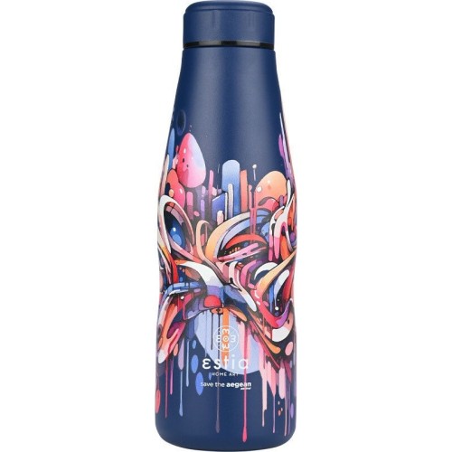 Estia Θερμος Travel Flask Save the Aegean 500ml Vibrant Vortex 01-22075 5207158022075