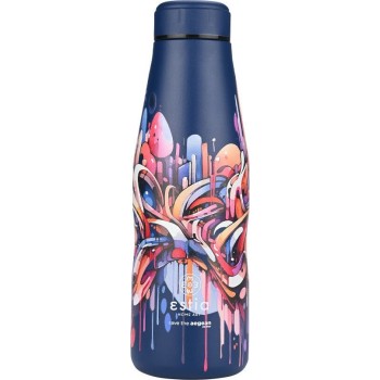 Estia Θερμος Travel Flask Save the Aegean 500ml Vibrant Vortex 01-22075 5207158022075