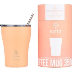 Estia Θερμός Coffee Mug Save The Aegean 350Ml Peach Fuzz 01-23416 5207158023416