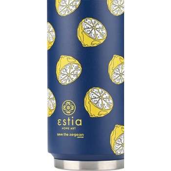 Estia Thermos Travel CUP Save THE Aegean 500ml Citrus Infusion 01-22693 5207158022693