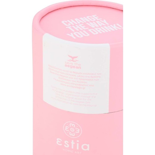 Estia Travel CUP Save THE Aegean 300Ml Blossom Rose 01-22884 5207158022884