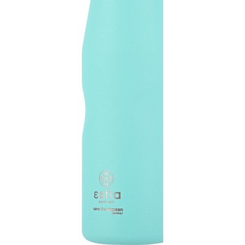 Estia Θερμος Travel Flask Save the Aegean 750ml Bermuda Green 01-16593 5207158016593