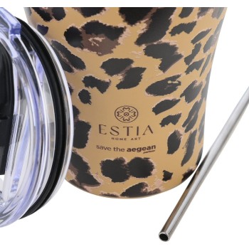 Estia Θερμος Coffee Mug Save the Aegean 350ml Spotted Prowl 01-31763 5207158031763