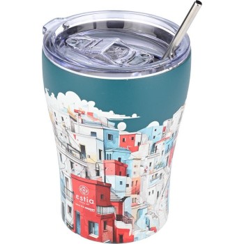 Estia Θερμος Coffee Mug Save the Aegean 350ml Urban Mythos 01-23096 5207158023096