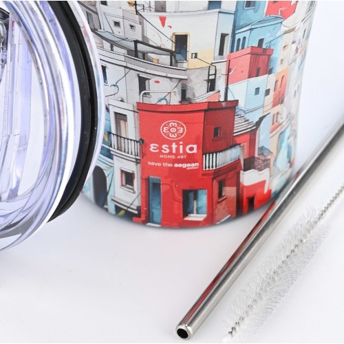 Estia Θερμος Coffee Mug Save the Aegean 350ml Urban Mythos 01-23096 5207158023096