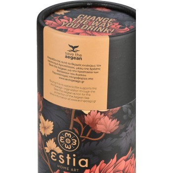 Estia Θερμος Travel Flask Save the Aegean 500ml Midnight Blossom 01-22099 5207158022099