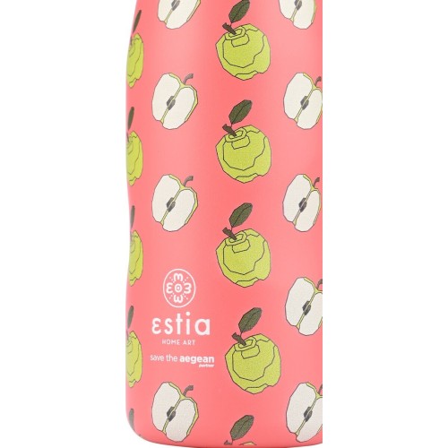 Estia Θερμος Travel Flask Save the Aegean 500ml Apple Odyssey 01-22129 5207158022129