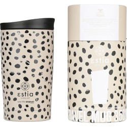 Estia Θερμός Travel Mug Save The Aegean 350Ml Leopard Taupe 01-25663 5207158025663