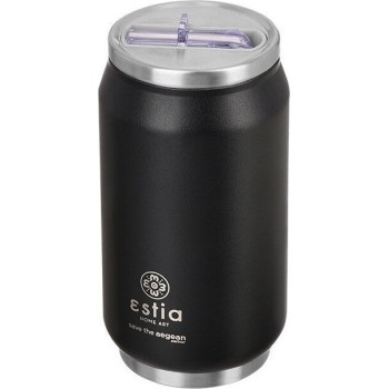 Estia Θέρμος Travel CUP Save THE Aegean 300ml Midnight Black 01-16739 5207158016739