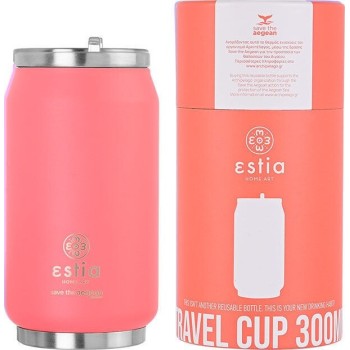 Estia Θέρμος Travel CUP Save THE Aegean 300ml Fusion Coral 01-16692 5207158016692