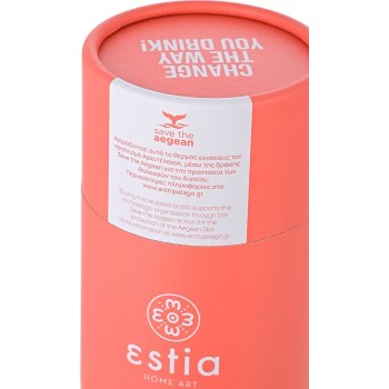 Estia Θέρμος Travel CUP Save THE Aegean 300ml Fusion Coral 01-16692 5207158016692