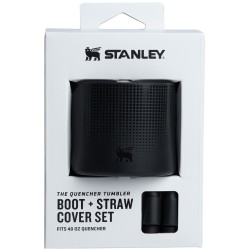 Stanley 1913 Quencher Boot And Straw Cover Set | 1.18L 40Oz Black 12477-068 1210001905993
