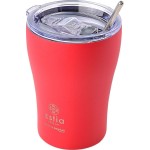 Estia Thermos Coffee MUG Save THE Aegean 350ml Scarlet RED 01-16845 5207158016845