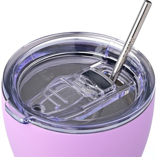 Estia Θερμος Coffee Mug Save The Aegean 350Ml Lavender Purple 01-12090 5207158012090