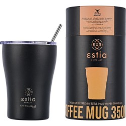 Estia Harm Coffee Mug Save The Aegean 350Ml Midnight Black 01-12083 5207158012083
