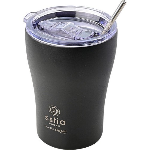 Estia Harm Coffee Mug Save The Aegean 350Ml Midnight Black 01-12083 5207158012083