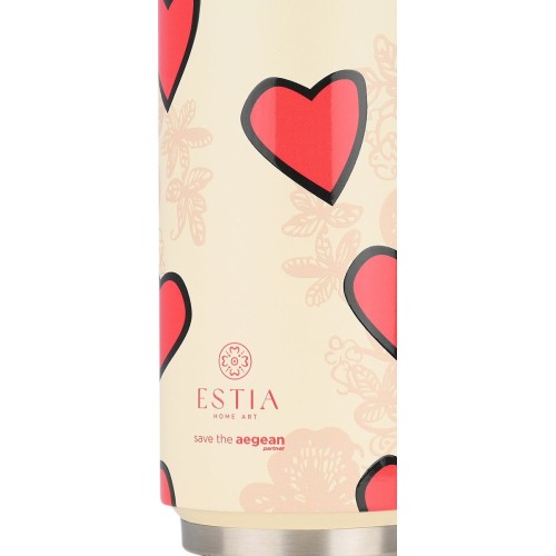 Estia Thermos Travel Cup Save the Aegean 500ml Tender Lace 01-31329 5207158031329