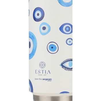 Estia Thermos Travel Cup Save the Aegean 500ml Spirit of Luck 01-31251 5207158031251