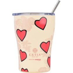 Estia Harm Coffee MUG Save THE Aegean 350ml Tender Lace 01-31817 5207158031817