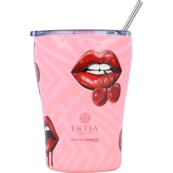 Estia Harm Coffee Mug Save the Aegean 350ml Blush Pop 01-31800 5207158031800
