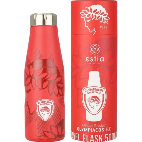 Estia Thermos Travel Flask Olympiacos BC Edition 500ml 00-27179 5207158027179
