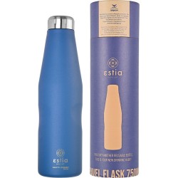 Estia Θερμος Travel Flask Save the Aegean 750ml Denim Blue 01-16616 5207158016616