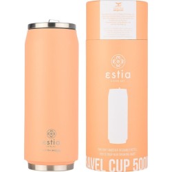 Estia Thermos Travel Cup Save the Aegean 500ml Peach Fuzz 01-23423 5207158023423