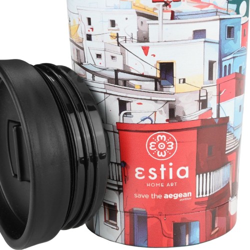 Estia Thermos Travel Mug Save the Aegean 350ml Urban Mythos 01-25601 5207158025601