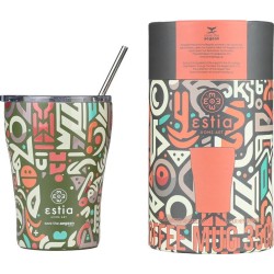 Estia Thermos Coffee Mug Save the Aegean 350ml Geovivid 01-22938 5207158022938