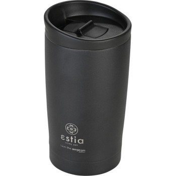 Estia Thermos Travel Mug Save the Aegean 350ml Midnight Black 01-20361 5207158020361