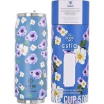 Estia Θερμος Travel Cup Save The Aegean 500Ml Garden Blue 01-16807 5207158016807