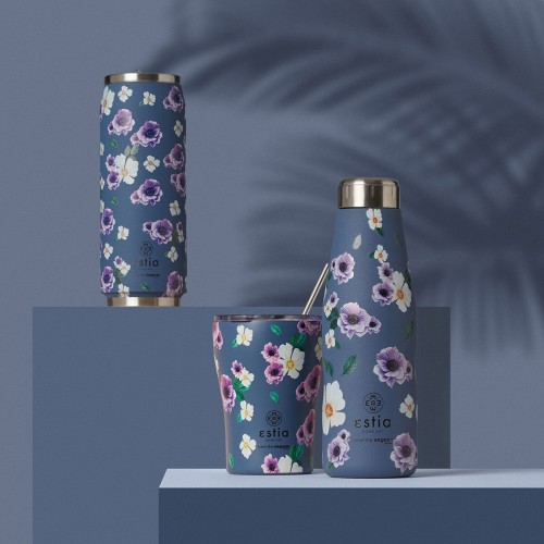 Estia Θερμος Travel Cup Save The Aegean 500Ml Garden Blue 01-16807 5207158016807