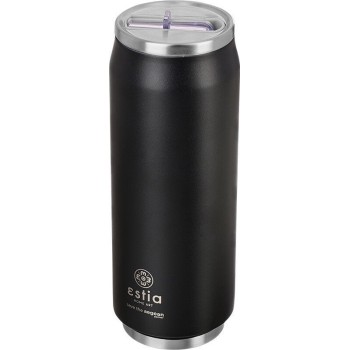 Estia Θερμός Travel Cup Save The Aegean 500Ml Midnight Black 01-7843 5207158007843
