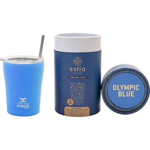 Estia Coffee Mug Save The Aegean 350Ml Olympic Blue 01-12465 5207158012465