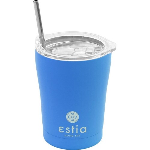 Estia Θερμός Coffee Mug Save The Aegean 350Ml Olympic Blue 01-12465 5207158012465