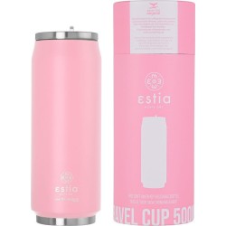 Estia Thermos Travel Cup Save The Aegean 500Ml Blossom Rose 01-10317 5207158010317
