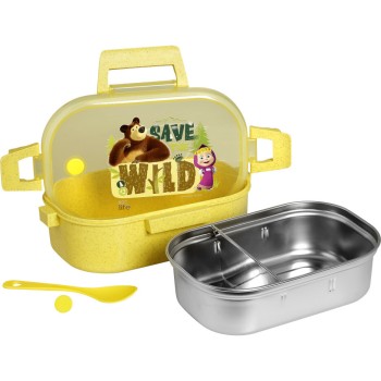 eco life Masha and The Bear Food Container Masha - Save The Wild 900ml 33-BO-9000 5208009004561