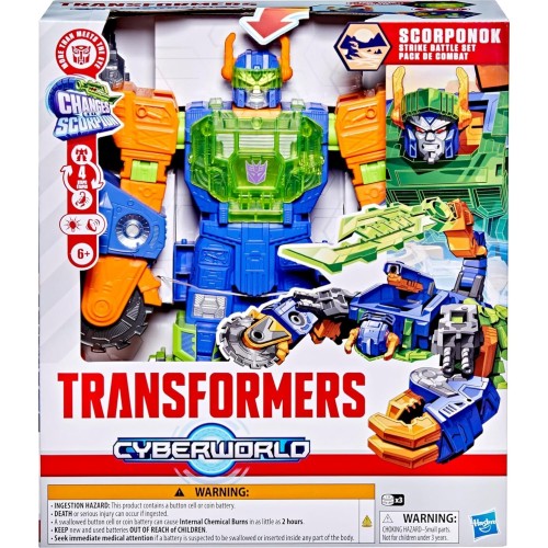 Hasbro Transformers Cyberworld Scorponok Strike Battle Action Figure Playset G1659 5010996320865