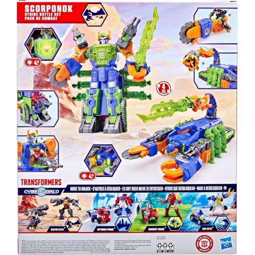 Hasbro Transformers Cyberworld Scorponok Strike Battle Action Figure Playset G1659 5010996320865