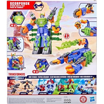 Hasbro Transformers Cyberworld Scorponok Strike Battle Action Figure Playset G1659 5010996320865