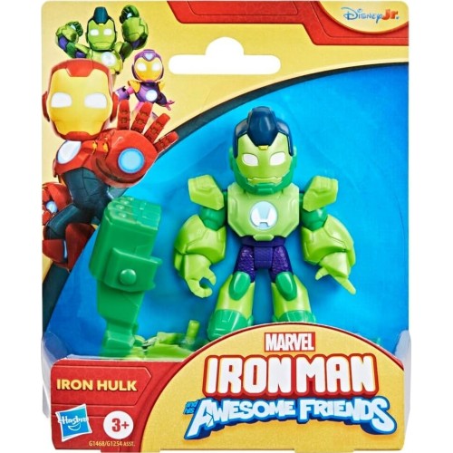 Hasbro Iron Man And His Awesome Friends Marvel Iron Hulk Action Figure Toy With Ac G1254 / G1468 5010996288882