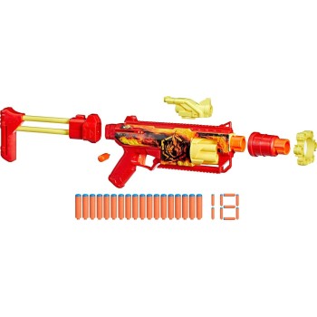 Hasbro Nerf Loadout Flarefusion Blaster and 18 N1 Darts G3142 5010996361240