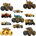 Mattel Hot Wheels Monster Trucks Trophy Champions Collection, 5 1:64 Scale Toy Trucks & 6 Die-Cast Cars JDW07 194735289431