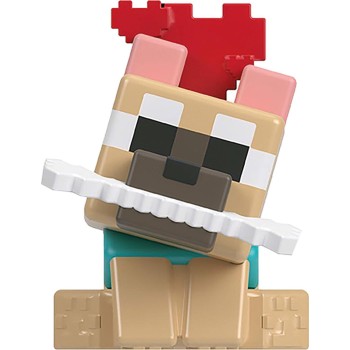 Mattel Minecraft Παιδικά Φιγούρα Παιχνιδιού LOYAL STRIPED WOLF HXT64 / JCD37 194735268900