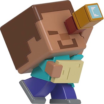 Mattel Minecraft Παιδικά Φιγούρα Παιχνιδιού MINI EXPLORER STEVE HXT64 / JCD38 194735268825